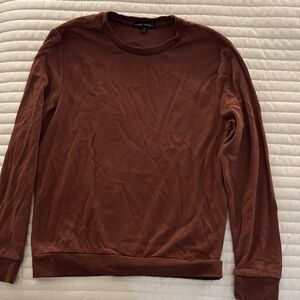Robert Barakett Men's Rust Crewneck Sweater